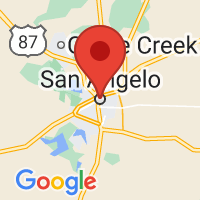 Map of San Angelo TX US